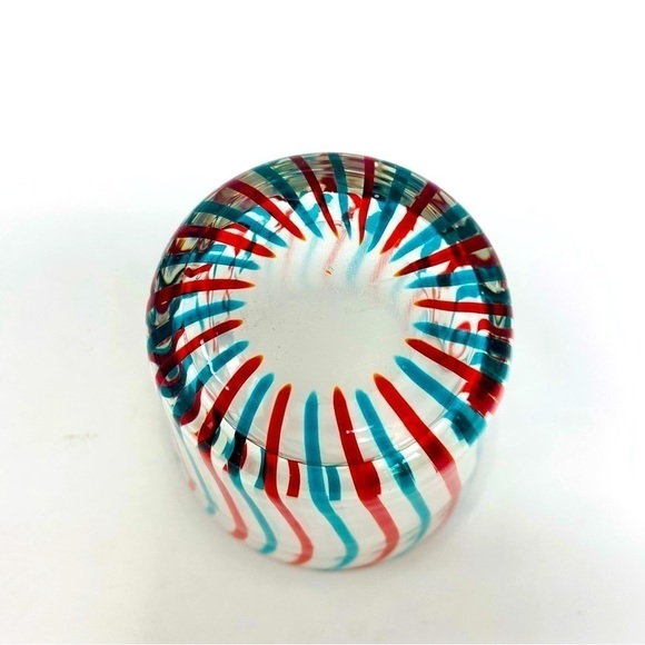 Anthropologie Set Of 3 Tumbler, votive Pietro Glass Decor - Picture 6 of 11